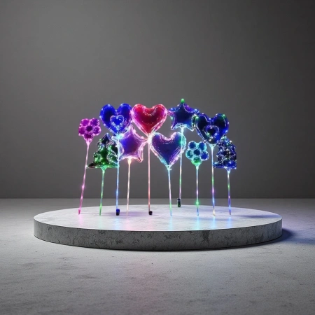 Luminous decorative heart-shaped star LED lighting fixtures Luminous decorative heart-shaped star LED lighting fixtures